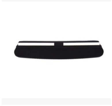 Black silicone stove gap cover for kitchen countertop and stove seam