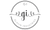 Round logo with GI and Glavin Industries text, elegant script on transparent background