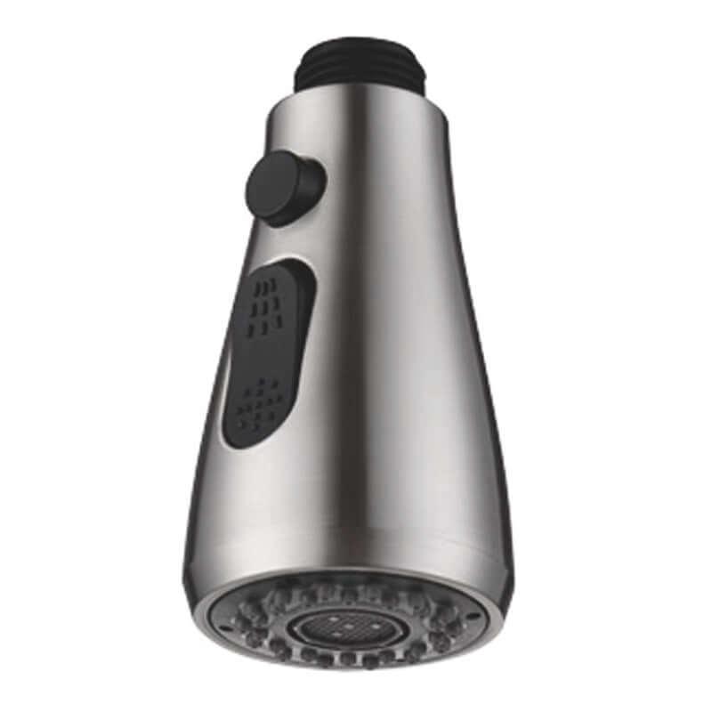Stainless steel kitchen faucet spray head nozzle with multi-function buttons