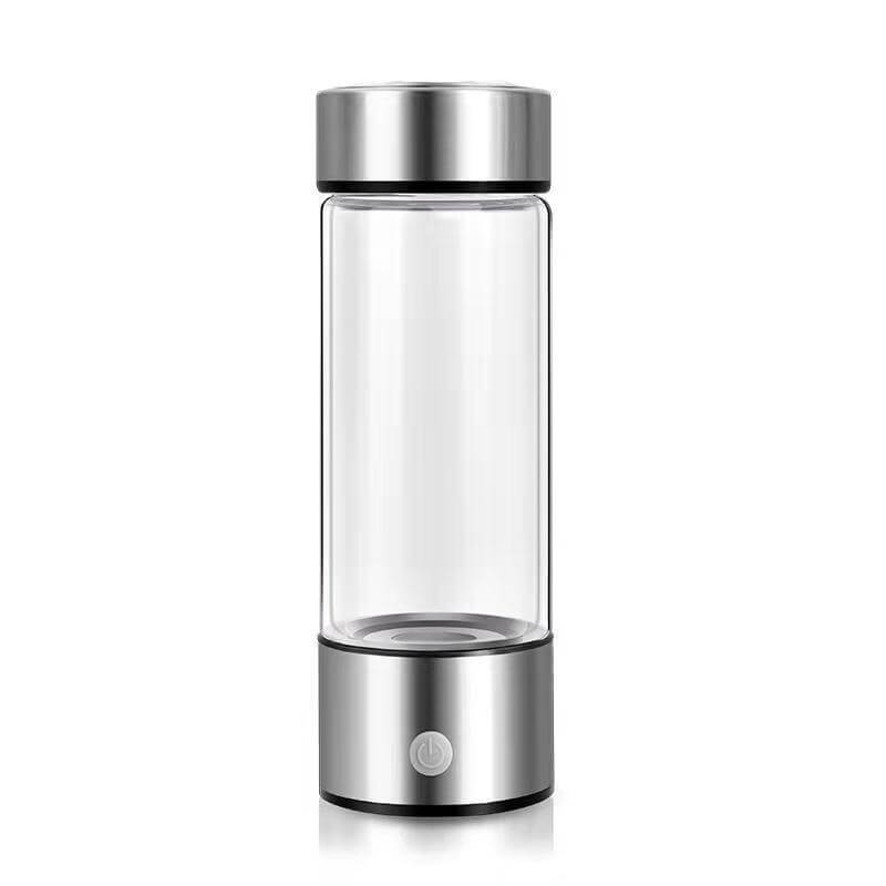 Stainless steel and glass portable electric blender bottle for kitchen use