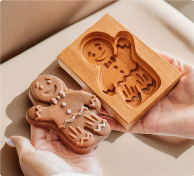 Gingerbread Cookie Mold Wooden Gingerbread Cookie Mold Cookie Mold