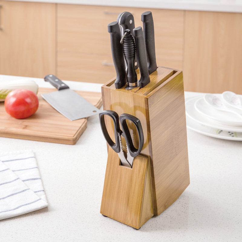 Bamboo Kitchen Accessories Storage Knife Holder