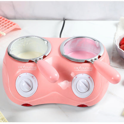 Double Furnace Electric Heating Chocolate Melting Pot