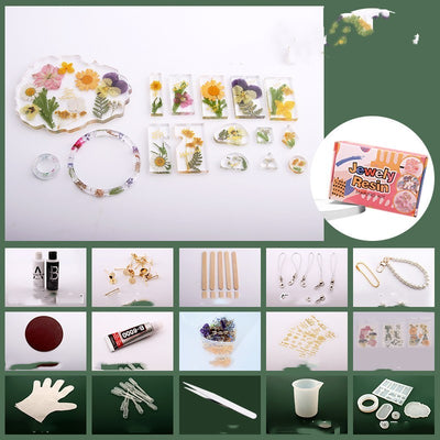 Dried Flower Coaster Drip Set DIY Material Bag