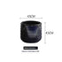 Small black Japanese wine glass with textured design, 4.5cm diameter and height