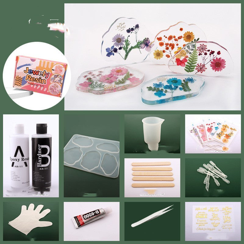 Dried Flower Coaster Drip Set DIY Material Bag
