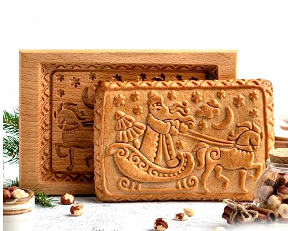 Gingerbread Cookie Mold Wooden Gingerbread Cookie Mold Cookie Mold