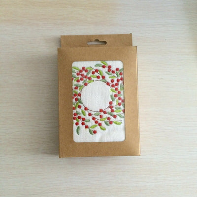 New Year's Gift Christmas Embroidered Towel Tea Towel