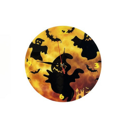 Living Room Home Halloween Theme Noiseless Clock