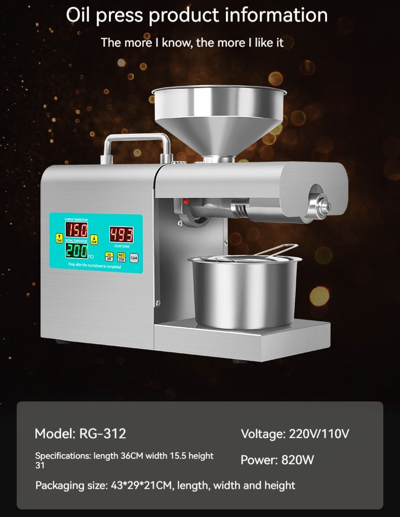 Xiangwei RG-311 &amp; Rg-312 Household Oil Press