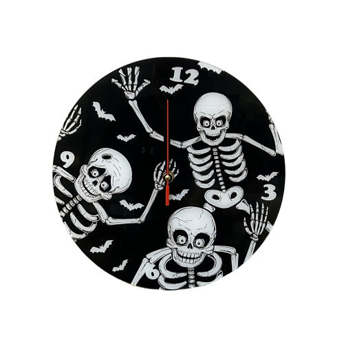Living Room Home Halloween Theme Noiseless Clock