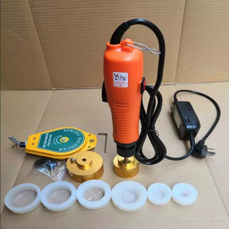 Large Bottle torque Capping Machine handheld Wearable electric sealing bottles and packaging equipment cap tightener 5-50mm