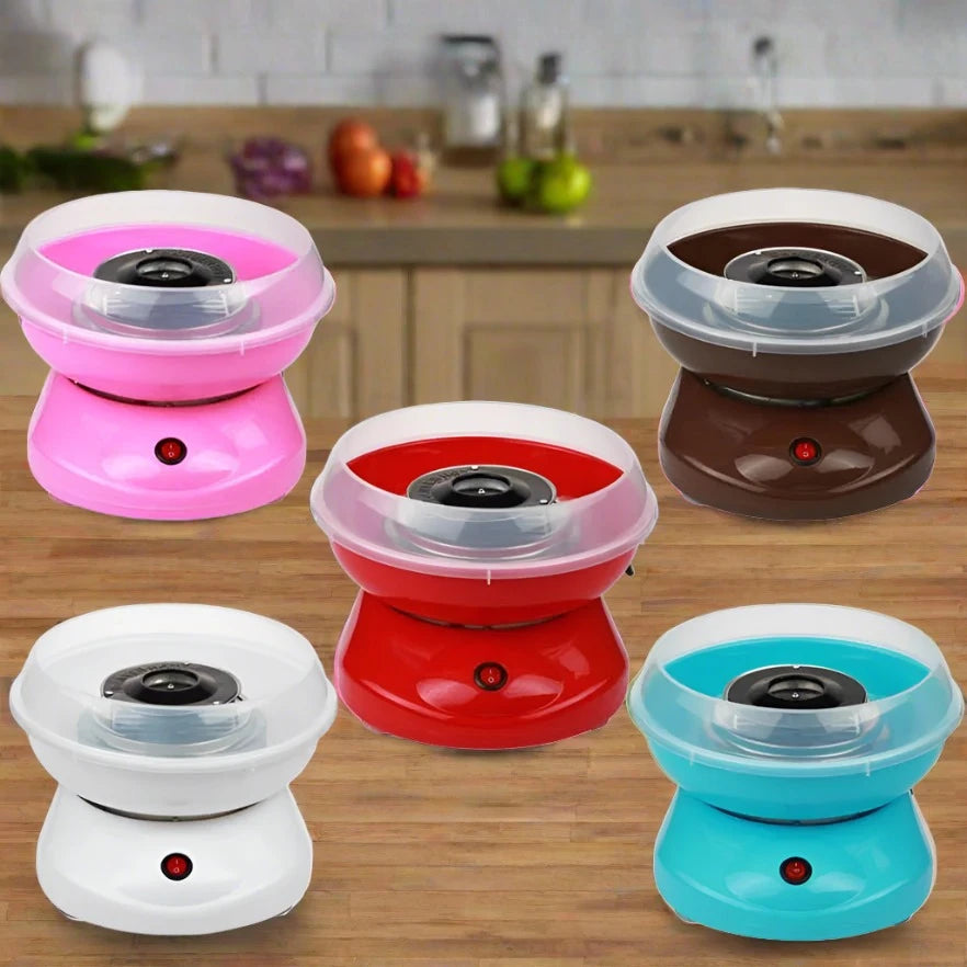 Electric DIY Sweet cotton candy maker machine MINI portable cotton sugar floss girl boy gift children's day 110V US 220V EU