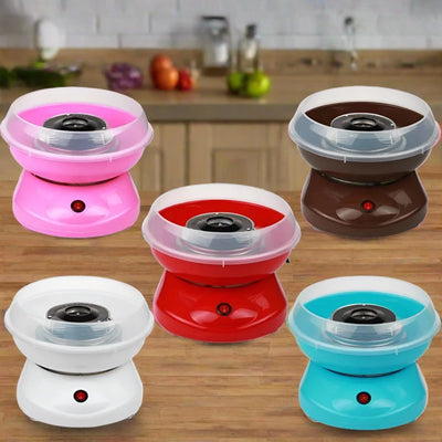 Electric DIY Sweet cotton candy maker machine MINI portable cotton sugar floss girl boy gift children's day 110V US 220V EU