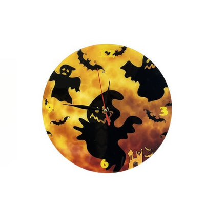 Living Room Home Halloween Theme Noiseless Clock