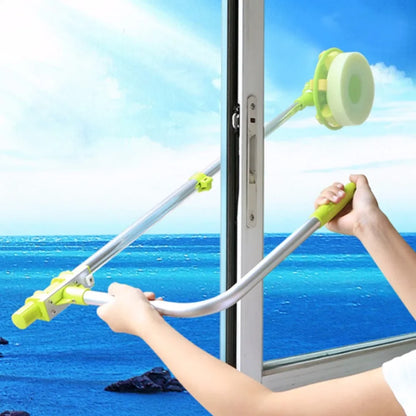 telescopic High-rise window cleaning Sponge  glass cleaner brush mop for washing windows brush clean windows