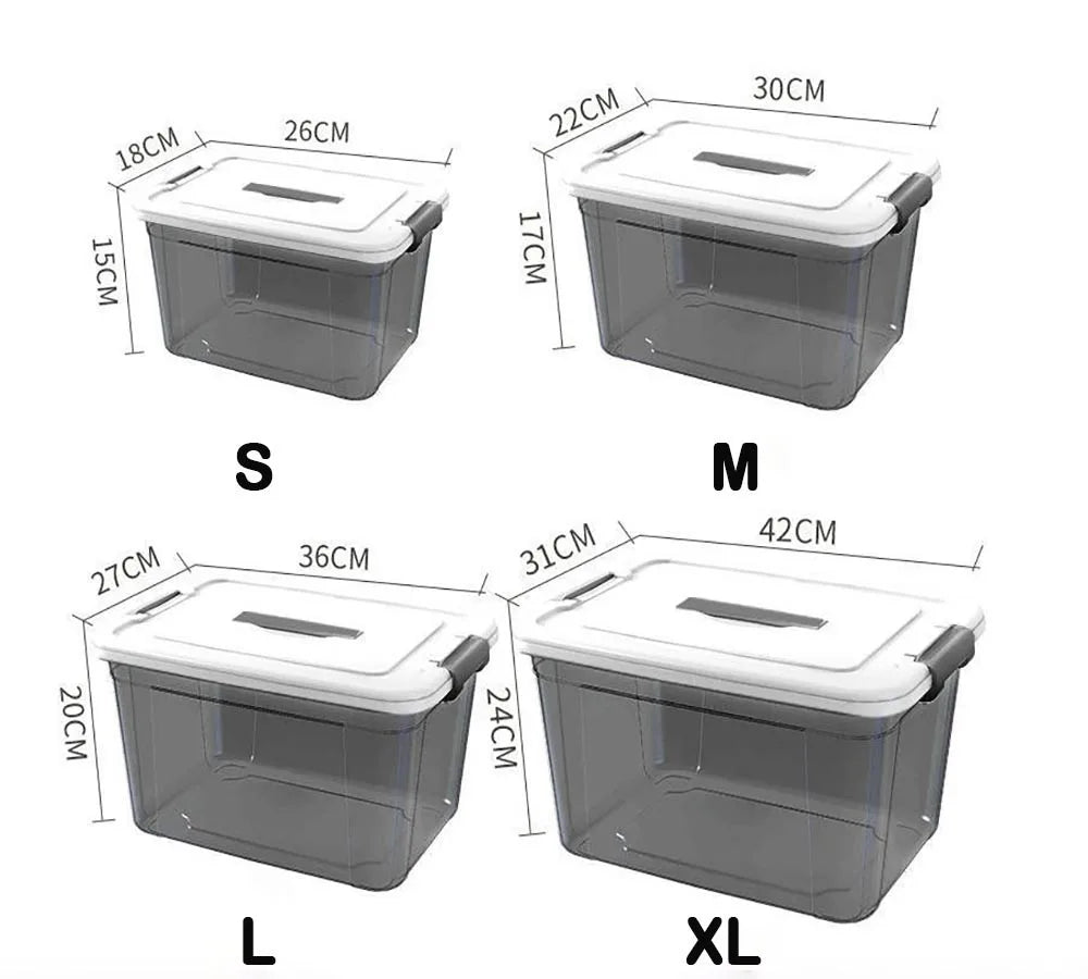 Transparent Plastic Storage Box