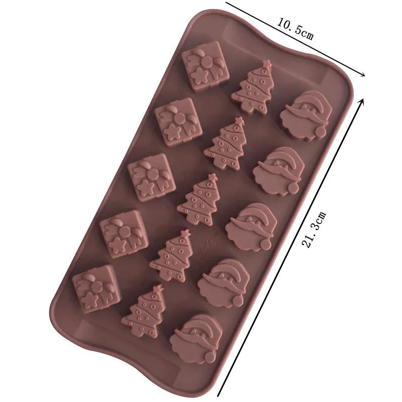 Christmas Baking Trays Chocolate Mold Gingerbread Man Christmas Candy Mould