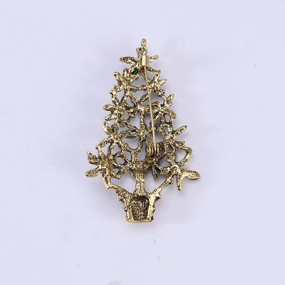 Christmas Tree Alloy Drip Brooch Clothing Accessories