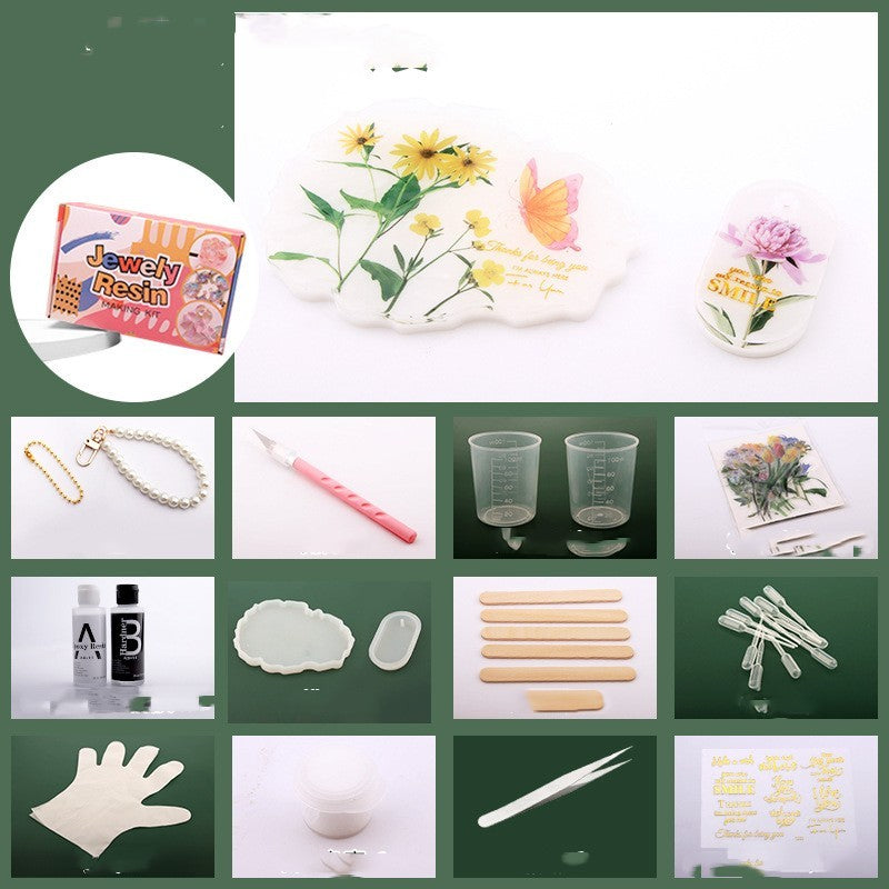 Dried Flower Coaster Drip Set DIY Material Bag