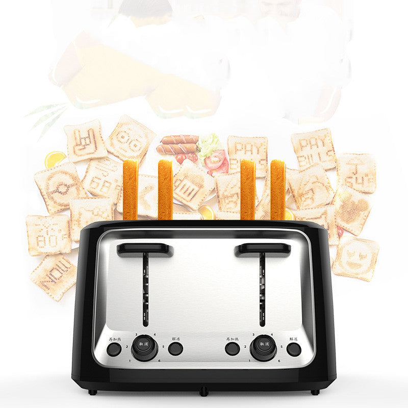 Home Automatic Multifunctional Toaster Four Slot Export