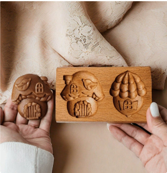Gingerbread Cookie Mold Wooden Gingerbread Cookie Mold Cookie Mold