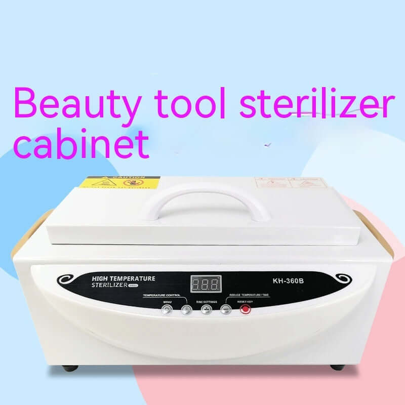 High temperature sterilizer cabinet with digital display for beauty tool sanitation
