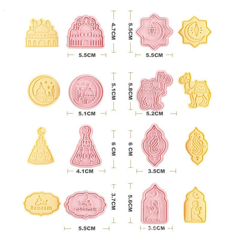 Cookie Mold Three-dimensional Cookie Fondant Cake Press Baking Tool