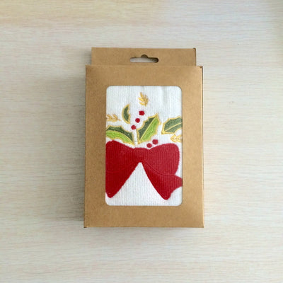 New Year's Gift Christmas Embroidered Towel Tea Towel