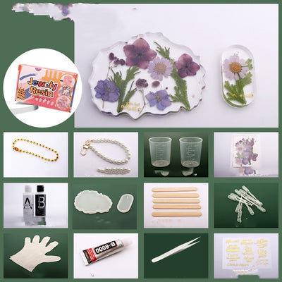 Dried Flower Coaster Drip Set DIY Material Bag
