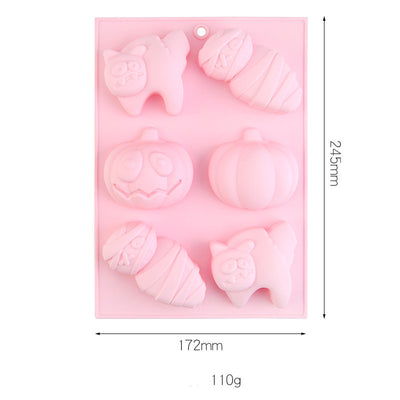 Halloween Shape Silicone Cake Baking Mold
