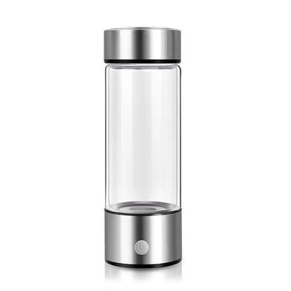 Stainless steel and glass portable electric blender bottle for kitchen use