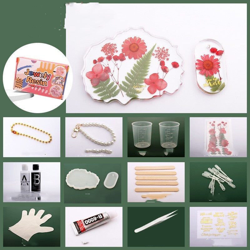 Dried Flower Coaster Drip Set DIY Material Bag