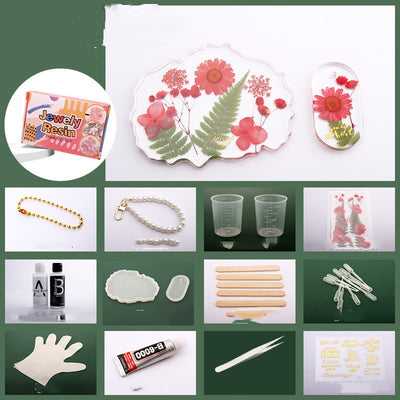 Dried Flower Coaster Drip Set DIY Material Bag