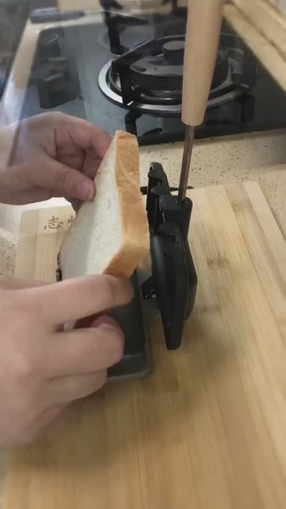 Waffle Bread Toast Double Side Frying Pan