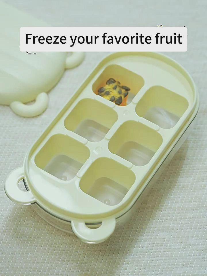 Press Ice Tray Silicone Ice Cube Mold 6 Grids Ice Maker Kitchen Gadgets