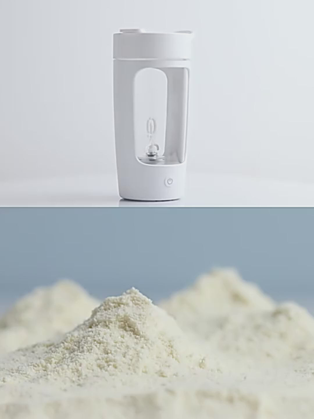 Portable Juice Blender – Automatic Mixing Cup (650ml Rechargeable Smoothie Bottle)
