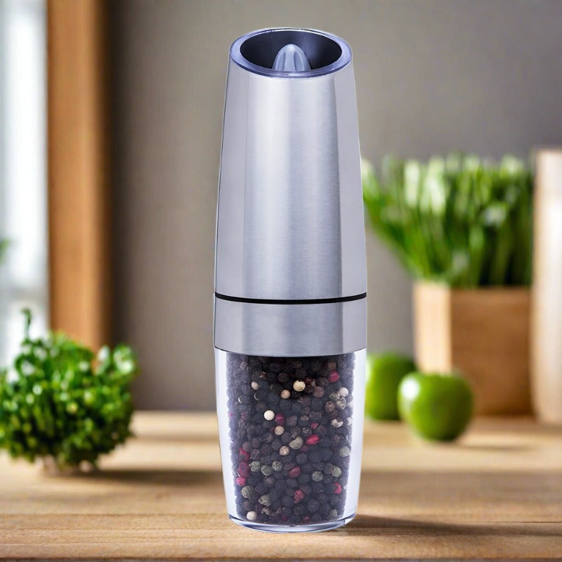 Electric Salt and Pepper Grinder Set with Adjustable Coarseness