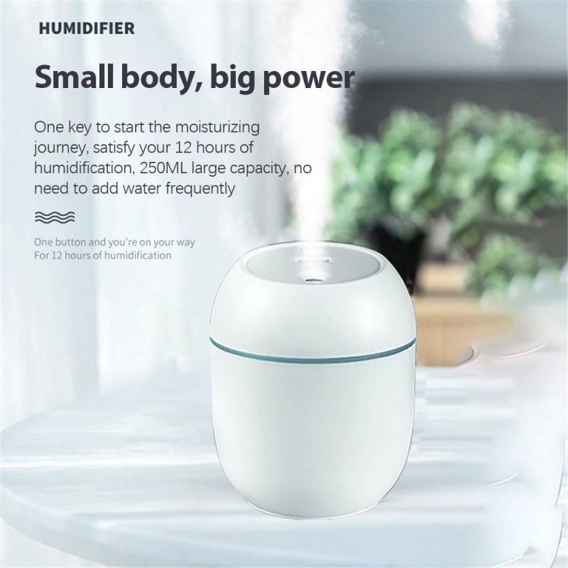 Mini USB Humidifier For Household Use To Increase Air Humidity And Alleviate Skin Dryness with Nightlight